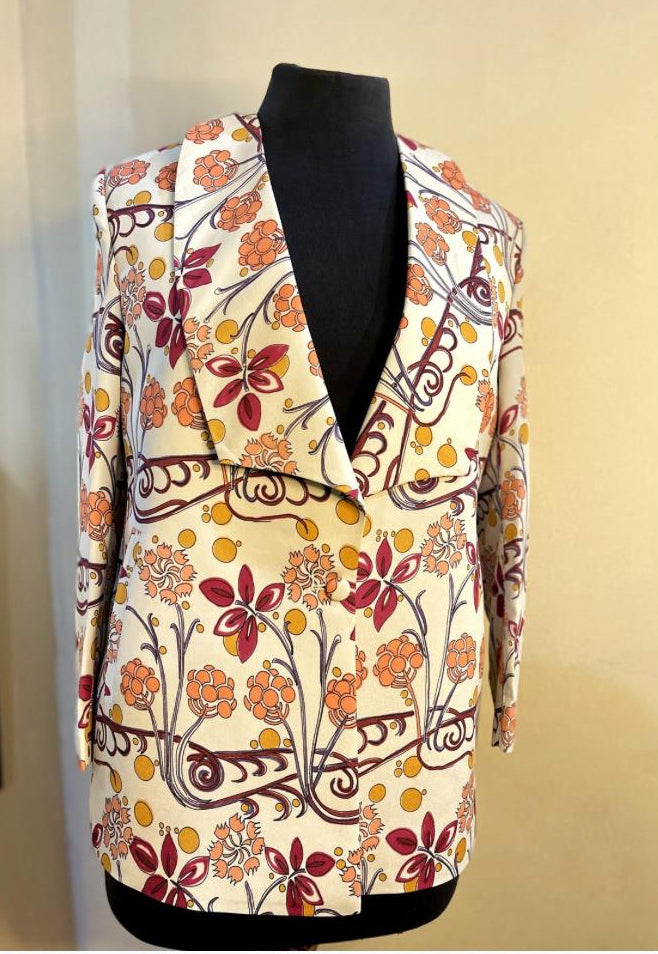 Arizona Floral Print Blazer – DEEBA'S