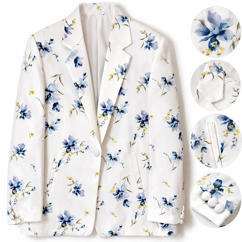 Floral Print Blazer